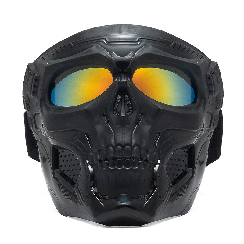 Skull Motorcycle Full Face Mas - Motorcycle Gear Cycle review and price