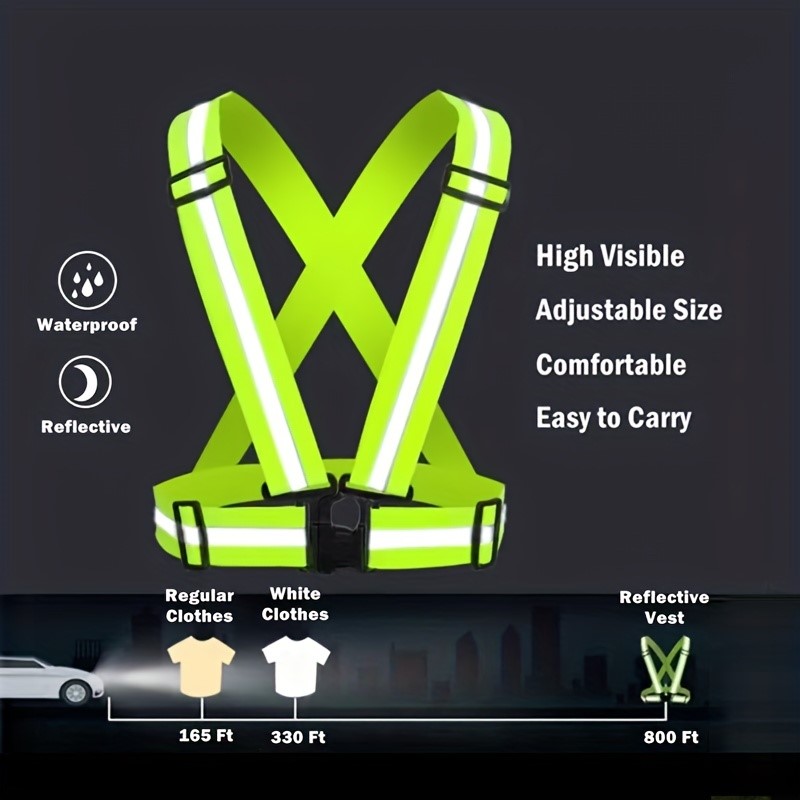 High Visibility Reflective Saf - Motorcycle Gear Vest review and price