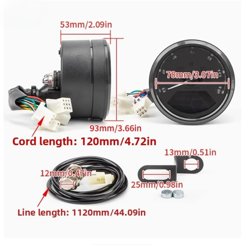 Universal Motorcycle Meter Spe - Motorcycle Gear Indicator review and price